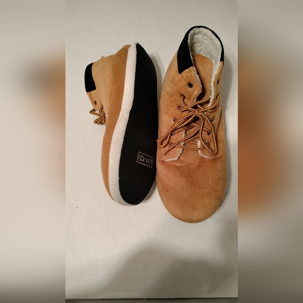 Work boot type slippers